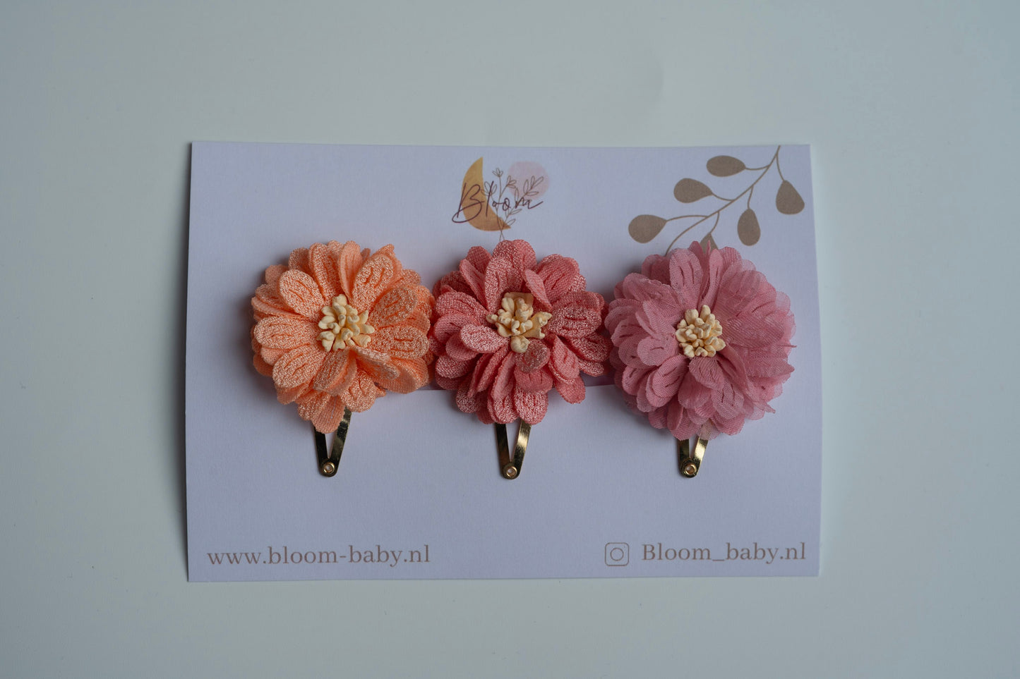 Bloesem set 3 Tinten Roze