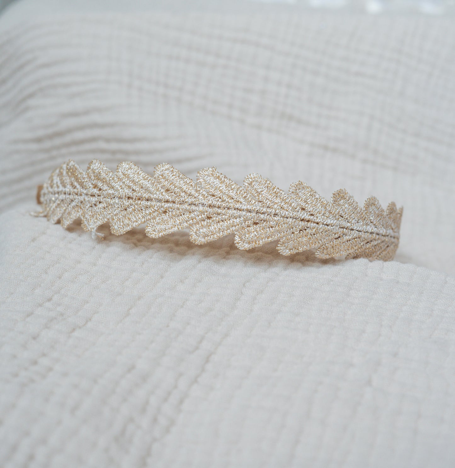 Haarband gold flow