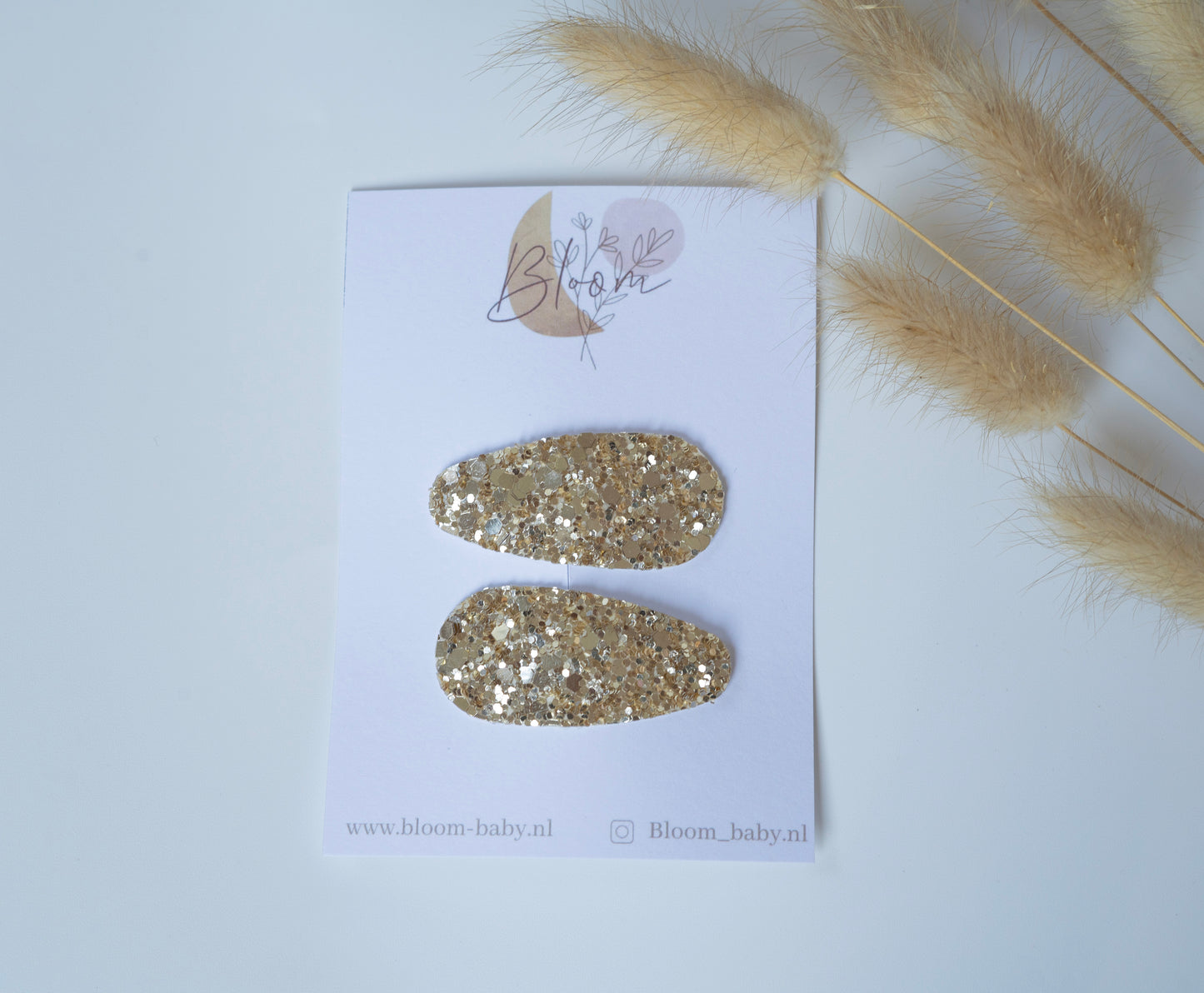 Glitter goud 2 stuks