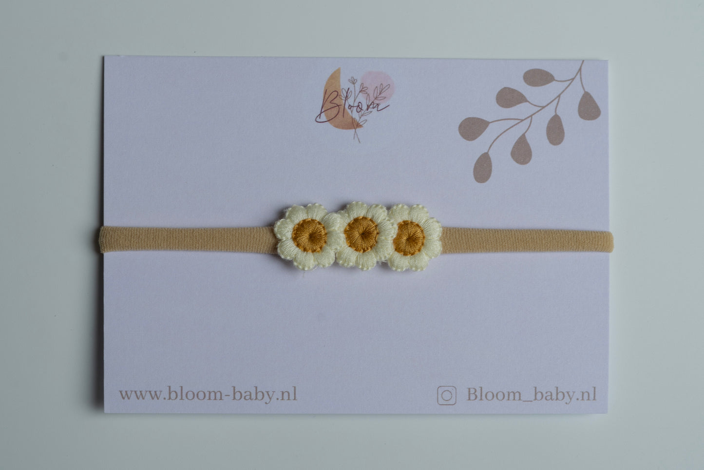 Haarband Daisy creme