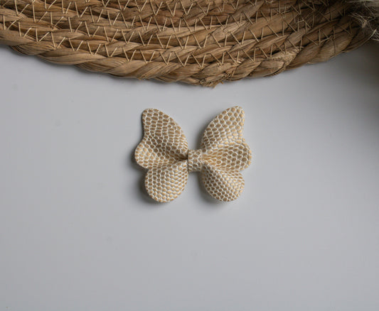 Vlinder strik slangenleer