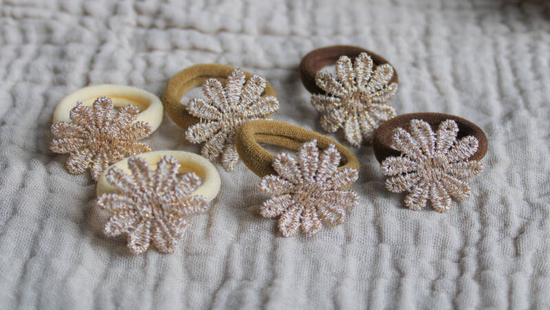 Haarelastiek Gold 2 stuks